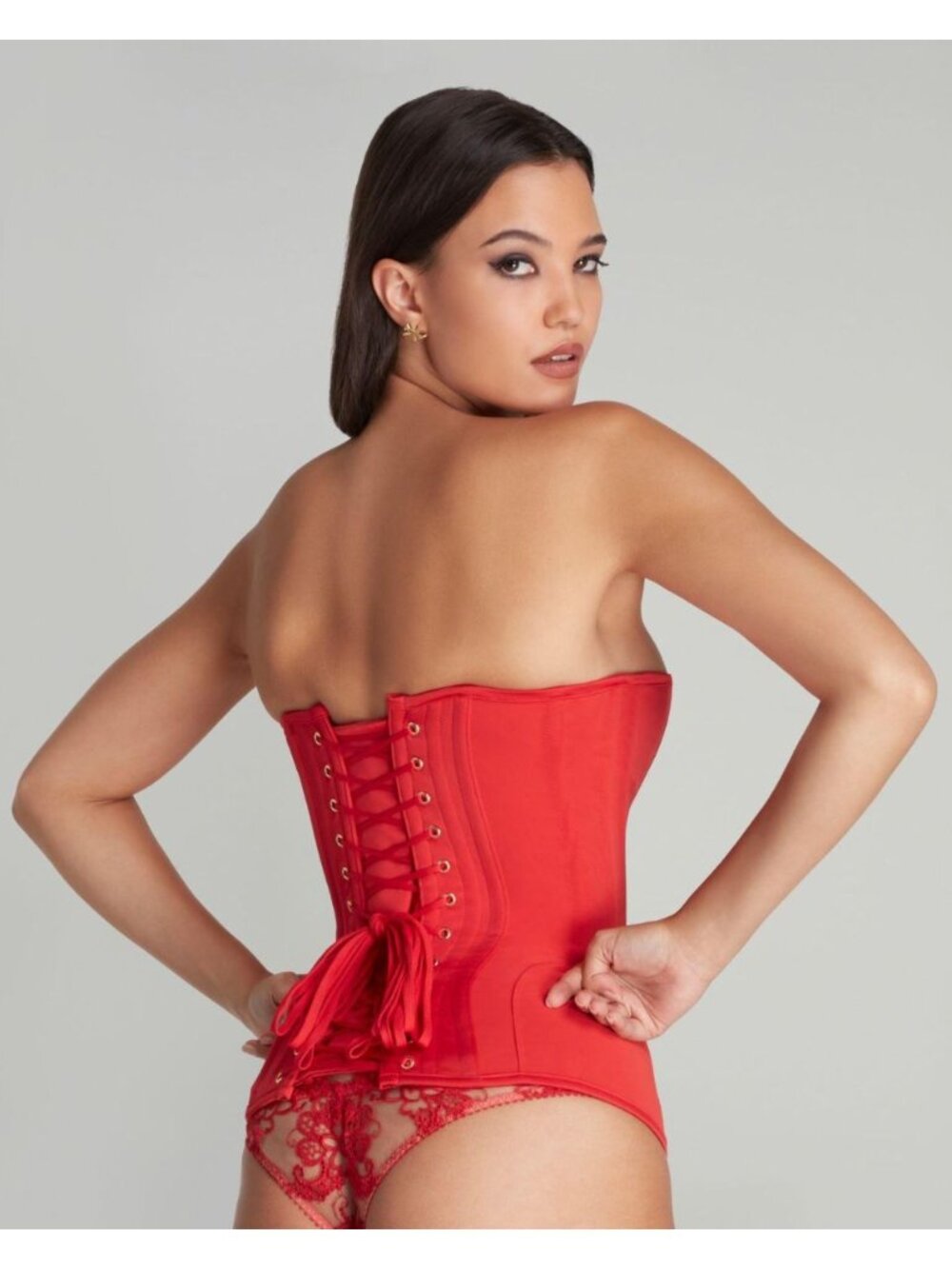 Agent Provocateur Scarlie Red Corset AP3 Medium - Picture 3 of 9